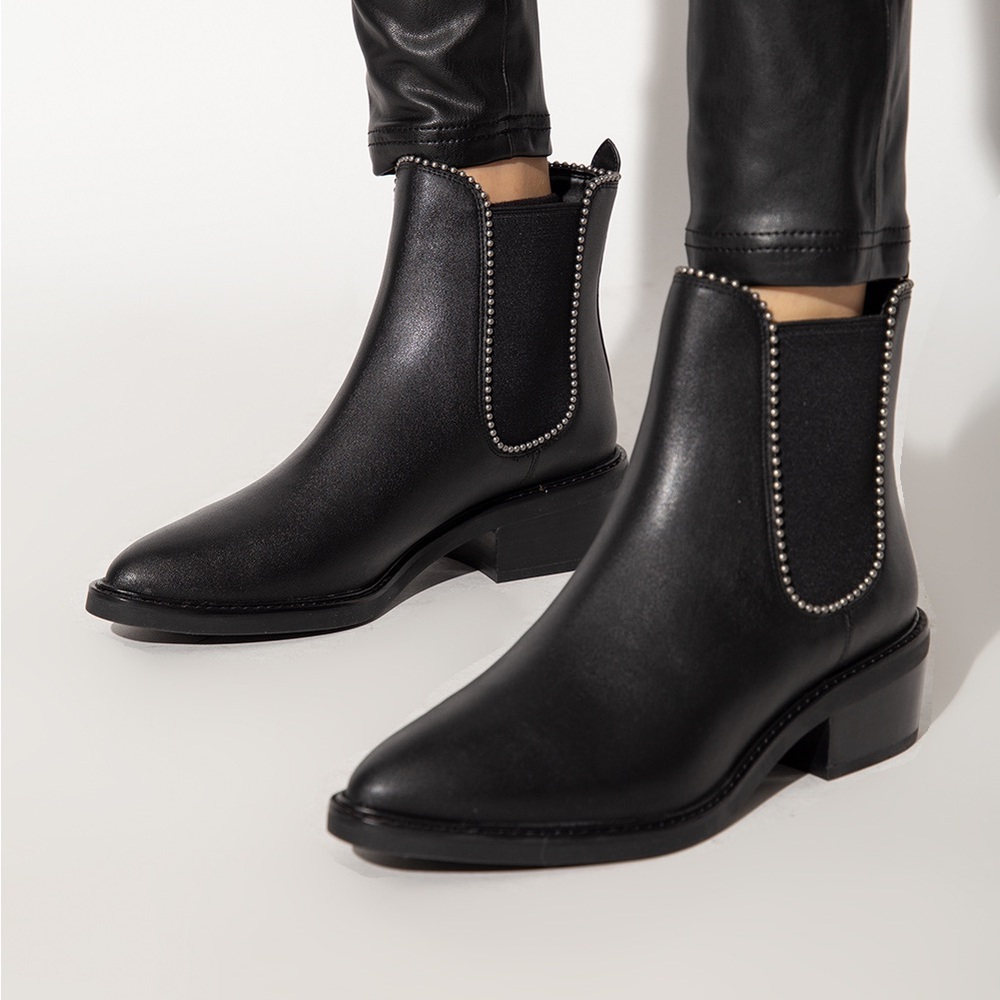 Coach Bowery Ball Chain Chelsea Bootie